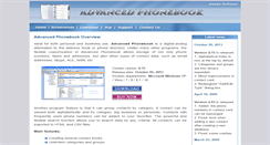 Desktop Screenshot of advancedphonebook.com